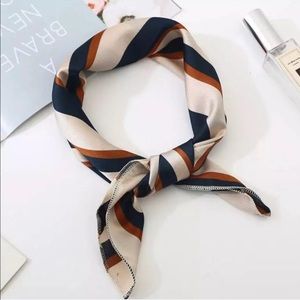 Soft Silky Square Scarf for Bag Head Neck Hair